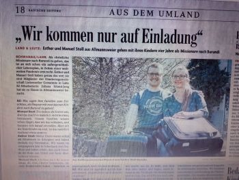 Interview/Badische Zeitung
